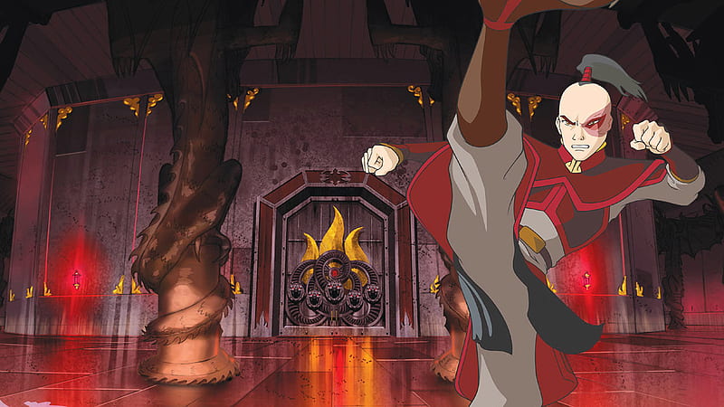 Avatar The Last Airbender Aang In Kingdom Anime, HD wallpaper