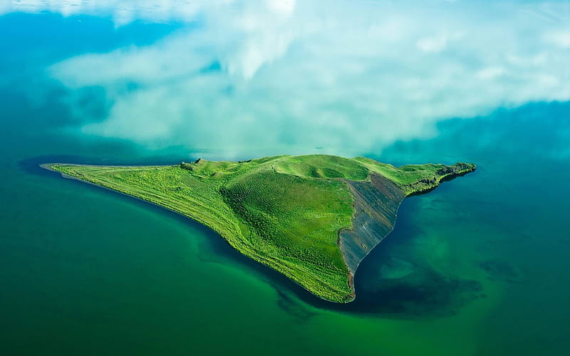 pseudocrater isle-Landscape with beat, HD wallpaper