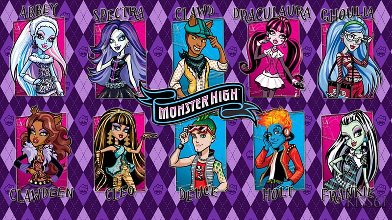 Monster high group, monster, high, Monster high, HD wallpaper