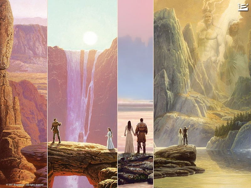 Epic landscape, epic, fantasy, HD wallpaper