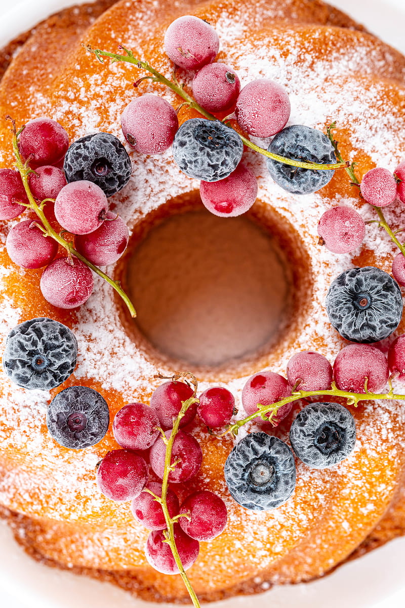 pie, baking, berries, blueberries, sugar, HD phone wallpaper