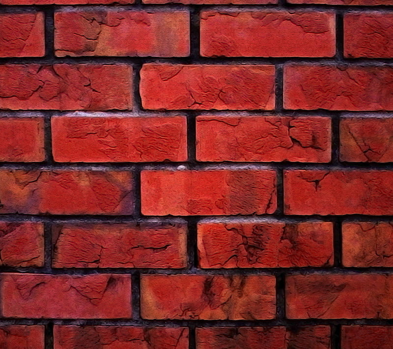 Brick Wall Texture, abstract, art, barrier, brick, desenho, pattern, red, rock, stone, texture, wall, HD wallpaper