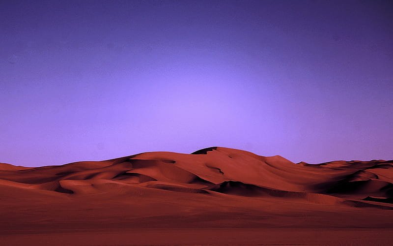 desert at night-Amazing desert scenery, HD wallpaper