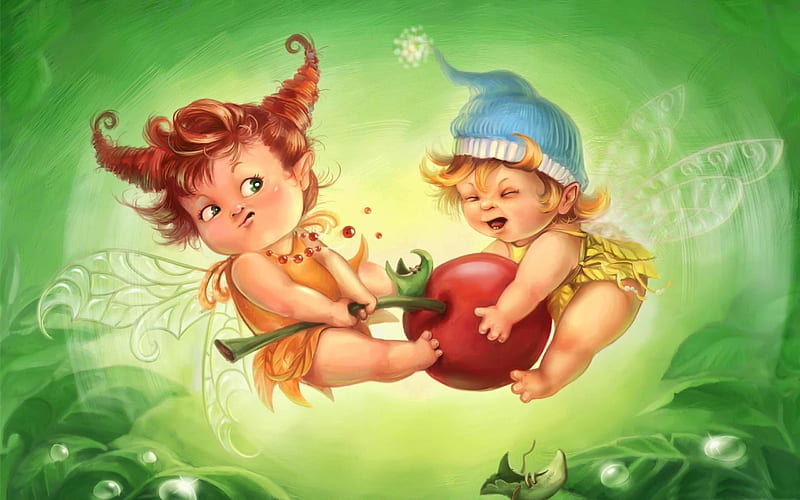 fairy children-World of fantasy art design, HD wallpaper