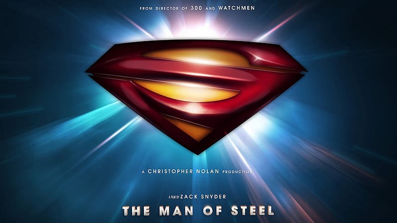 Superman, Man Of Steel, Movie, Superman Logo, HD wallpaper