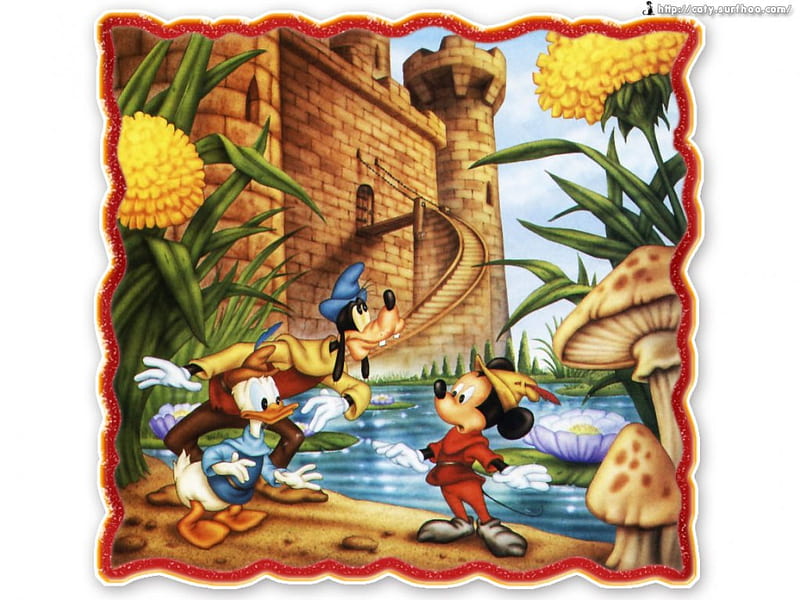 Disney Tale, cartoons, Donald Duck, animation, Goofy, walt disney, Mickey Mouse, cartoon, disney, HD wallpaper