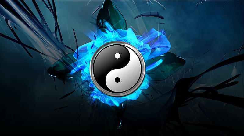 Religious, Yin & Yang, HD wallpaper