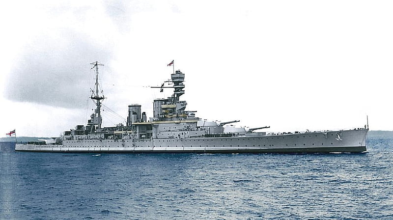 WORLD OF WARSHIPS Battlecruiser HMS Renown, 1181 crew, 4 shaft GT 112000 shp, 31 knots, 32000 tons, HD wallpaper