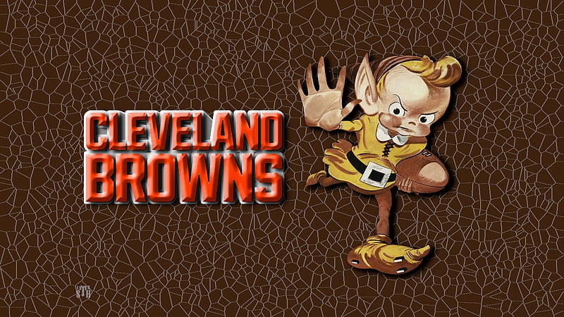 Vintage Cleveland Browns elf Logo, Cleveland Browns Football