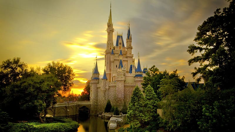 Disney World, , Castle, HD wallpaper