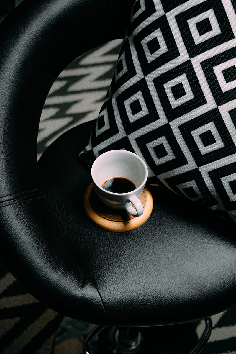 coffee, drink, mug, chair, HD phone wallpaper
