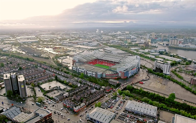 Old Trafford, Manchester United, football stadium, sports arenas, Manchester, England, football, Premier League, HD wallpaper