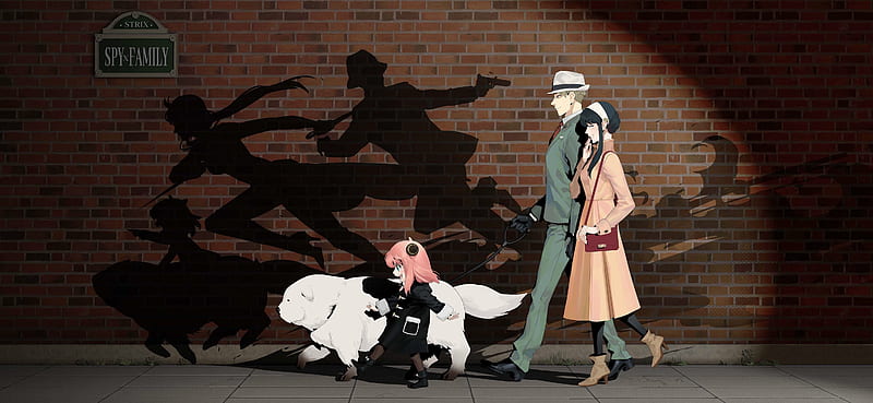 Anime, Spy x Family, Anya Forger , Loid Forger , Yor Forger , Bond (Spy x Family), HD wallpaper