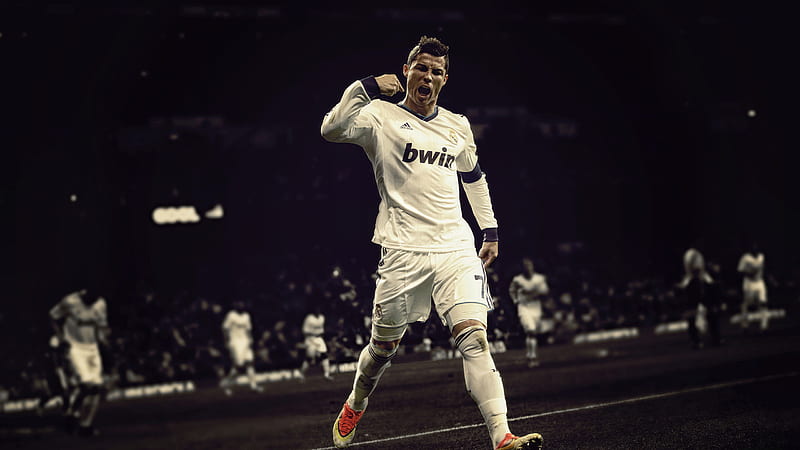 Download Cr7 Explosive Red Edit Wallpaper