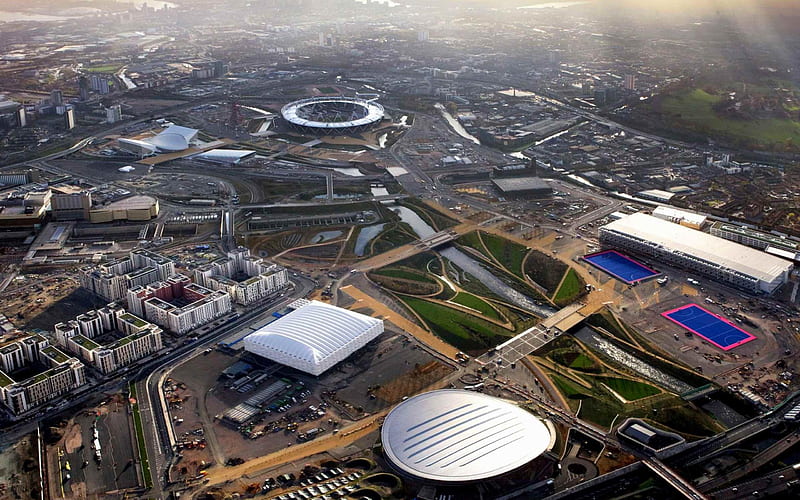 london olympic stadium 2012-city architecture, HD wallpaper