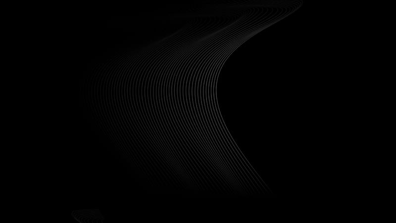 Abstract Lines Dark , lines, simple-background, abstract, dark, black, dribbble, oled, HD wallpaper
