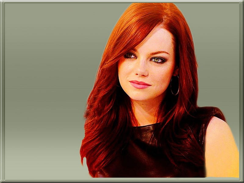 Emma Stone, pretty, redhead, red head, bonito, red hair, woman, sexy, women, girl, actress, beauty, lady, eyes, gorgeous, HD wallpaper