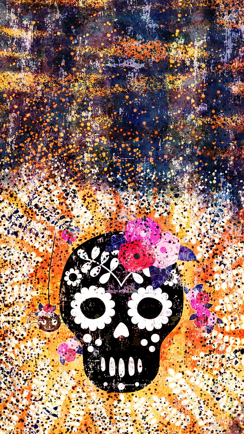 sugar skull tumblr background