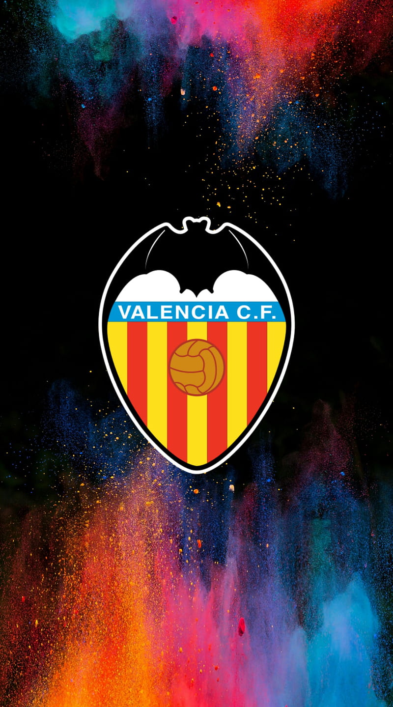 ColorsValencia, colorful, elbis42, football, valencia, valencia cf, HD phone wallpaper