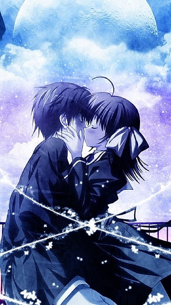 Anime Kissing Drawing Wallpapers - Wallpaper Cave