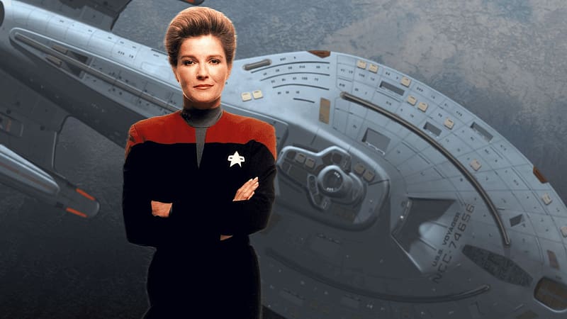 Star Trek, Tv Show, Star Trek: Voyager, Kathryn Janeway, Uss Voyager, HD wallpaper