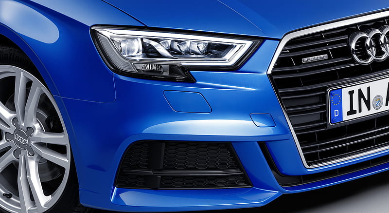 2017 Audi A3 Sedan (Color: Ara Blue) - Headlight , car, HD wallpaper