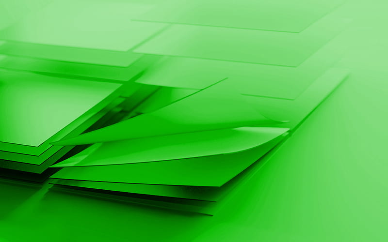 Windows purple logo, Windows glass logo, Windows emblem, green background, 3d Windows logo, Windows, HD wallpaper