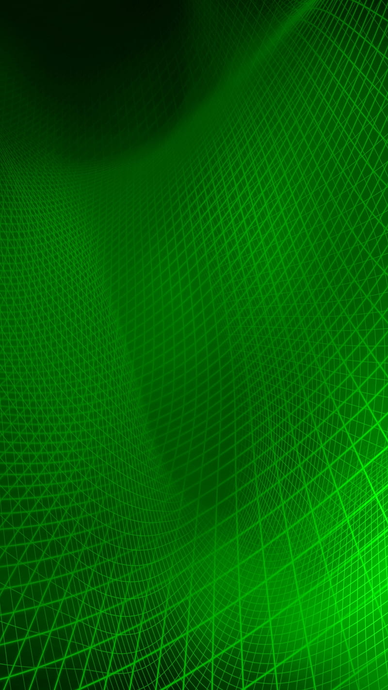 3d Web Net, 3d, abstract, green, line, web, HD phone wallpaper