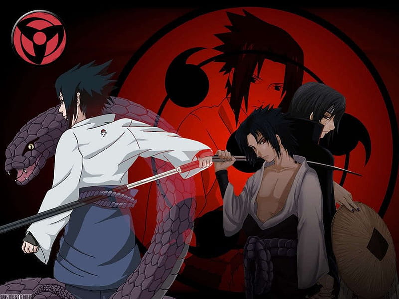 sasuke, epic, cool, great, awsome, HD wallpaper