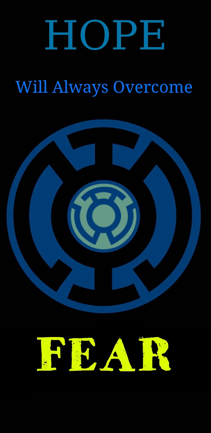 blue lantern iphone wallpaper