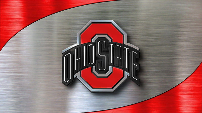 Ohio State Word In Ash Red Background Ohio State, HD wallpaper