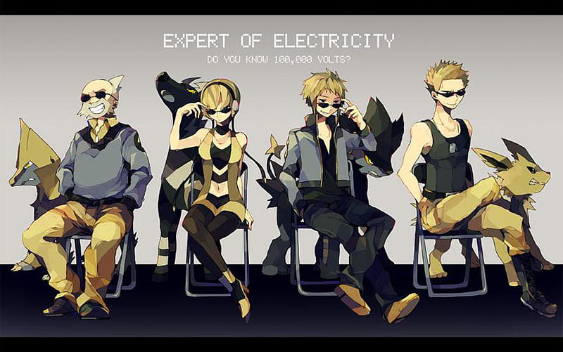 Electric Pokemon Gym Leaders, electric, pokemon, kamitsure, lt surge, HD  wallpaper | Peakpx