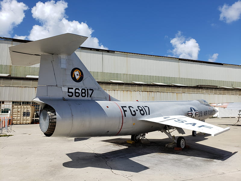 F-104 Starfighter, USAF, F 104 Starfighter, plane, jet, HD wallpaper