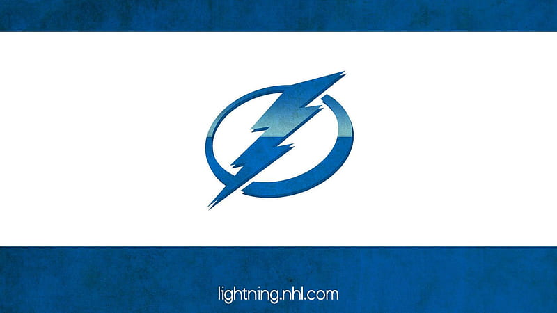Tampa Bay Lightning Logo With White And Blue Background Tampa Bay Lightning, HD wallpaper