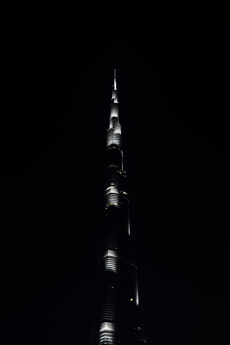 tower, skyscraper, dark, shadows, architecture, HD phone wallpaper