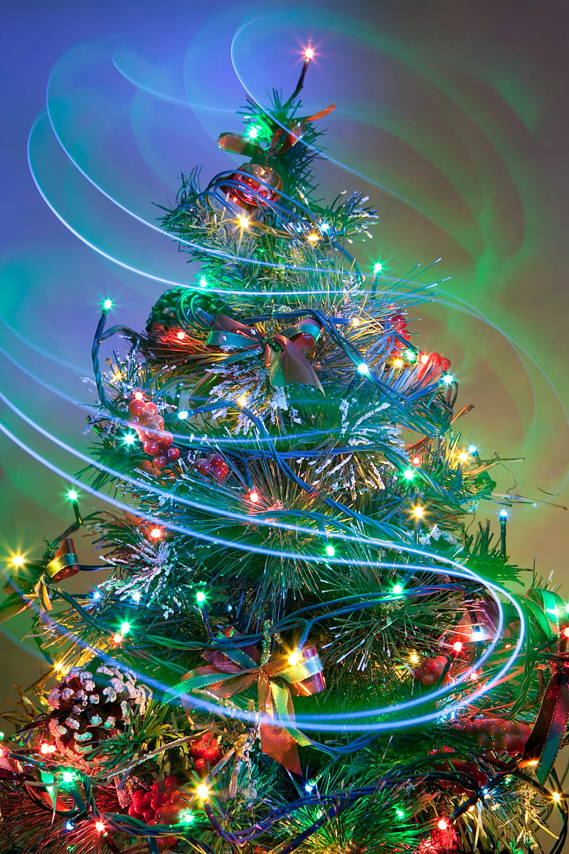 Christmas aesthetic tree, Christmas Portrait, HD phone wallpaper | Peakpx