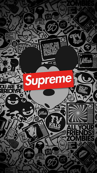 Supreme, brand, coll, lifestyle, red, red, supreme, trend, viral, HD phone  wallpaper | Peakpx