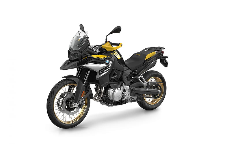 BMW F 850 GS, Adventure Edition 40 Years GS, 2020, exterior, white background, new F 850 GS, german motorcycles, 40 Years GS Edition, BMW, HD wallpaper