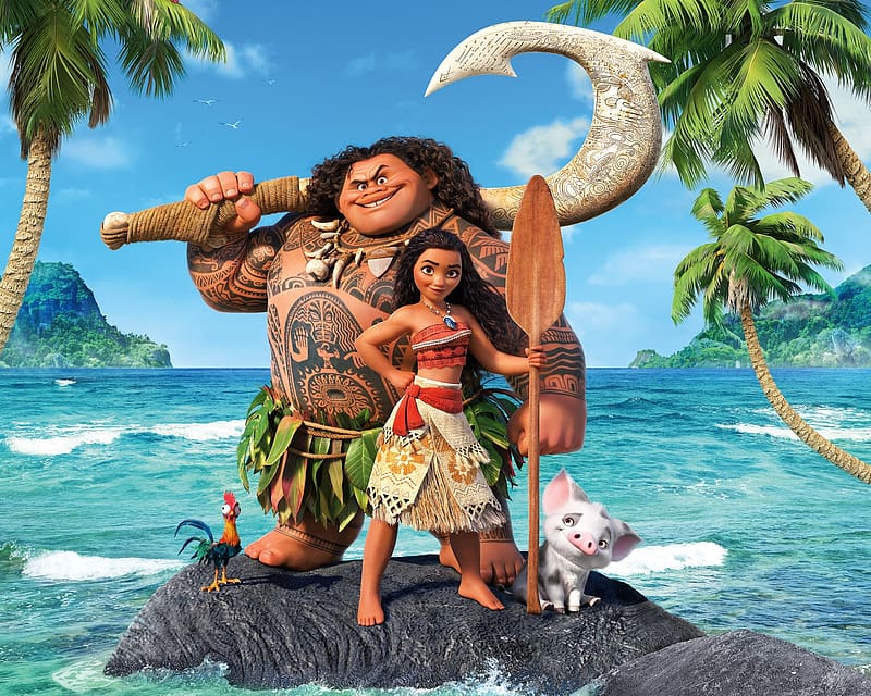 Movie, Maui (Moana), Moana (Movie), Moana Waialiki, Moana, HD wallpaper ...