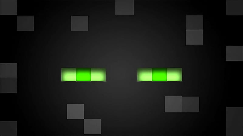 Download Black And Green Creeper Face 2560x1440 Minecraft