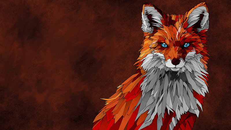 Fox Animal Artwork, HD wallpaper