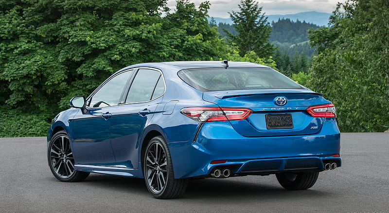 2018 Toyota Camry - Rear Three-Quarter , car, HD wallpaper