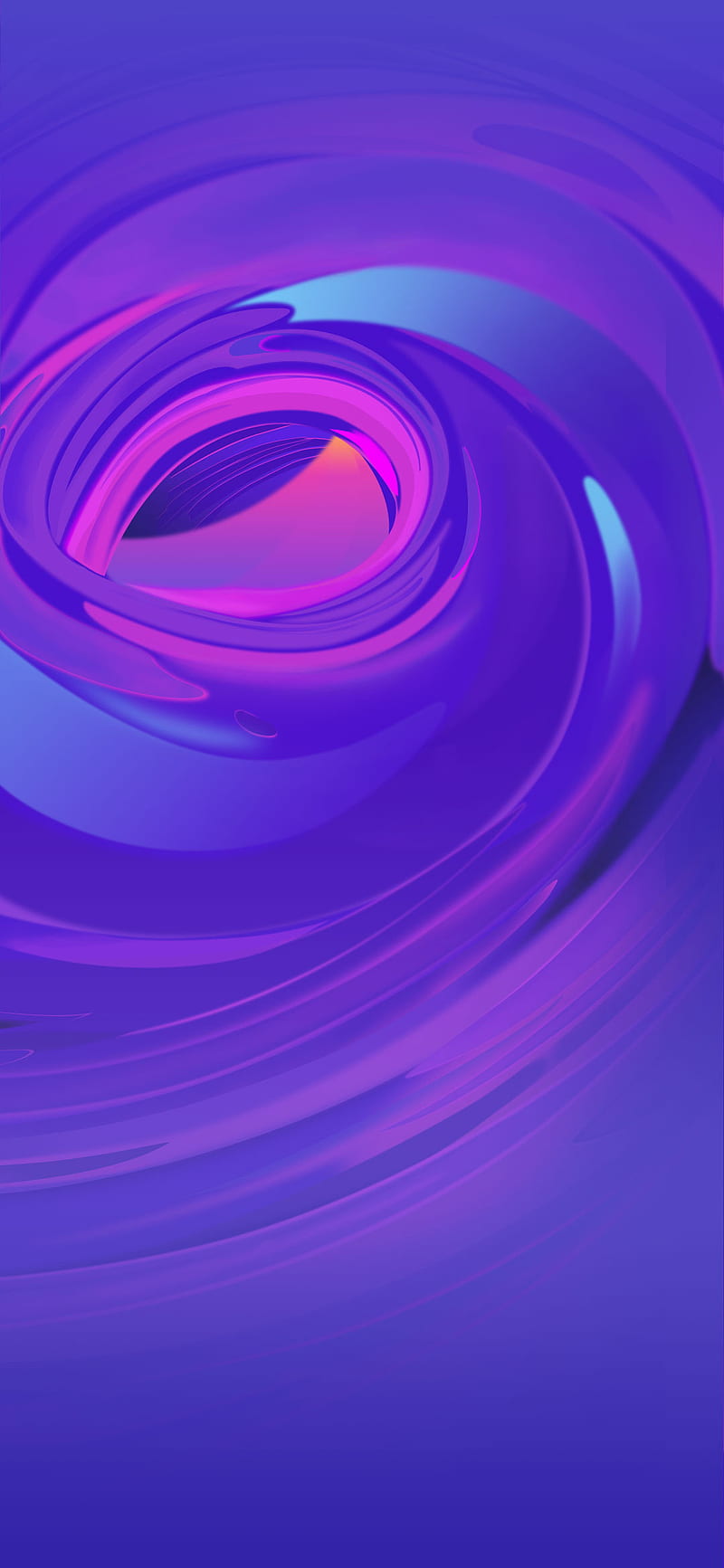 Mi Mix3, illusions, water, purpleart, illusion, hole, HD phone wallpaper