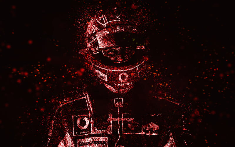 Michael Schumacher, red glitter art, Scuderia Ferrari, German racing  driver, HD wallpaper | Peakpx