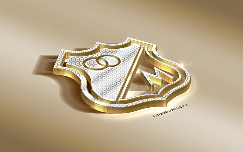 Millonarios FC, Colombian Football Club, Golden Silver logo, Bogota, Colombia, Liga Aguila, 3d golden emblem, creative 3d art, football, HD wallpaper