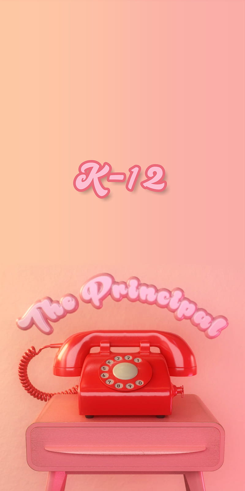 K-12 The Principal, 2019, colorful, k12, melanie martinez, mm, snippet, the principal, vintage, HD phone wallpaper