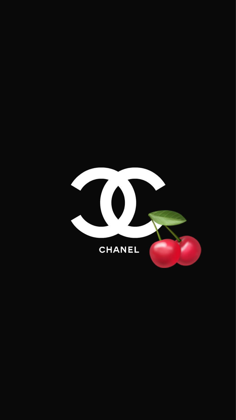Cherry Chanel, black, cherries, designer, luxury, popular, red, trending,  HD phone wallpaper | Peakpx