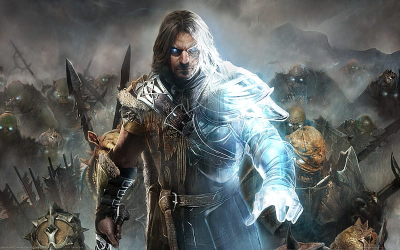 Ghost, armor, fantasy, Middle-earth Shadow of Mordor, game, army, man, HD wallpaper