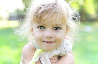 cute baby girls with green eyes