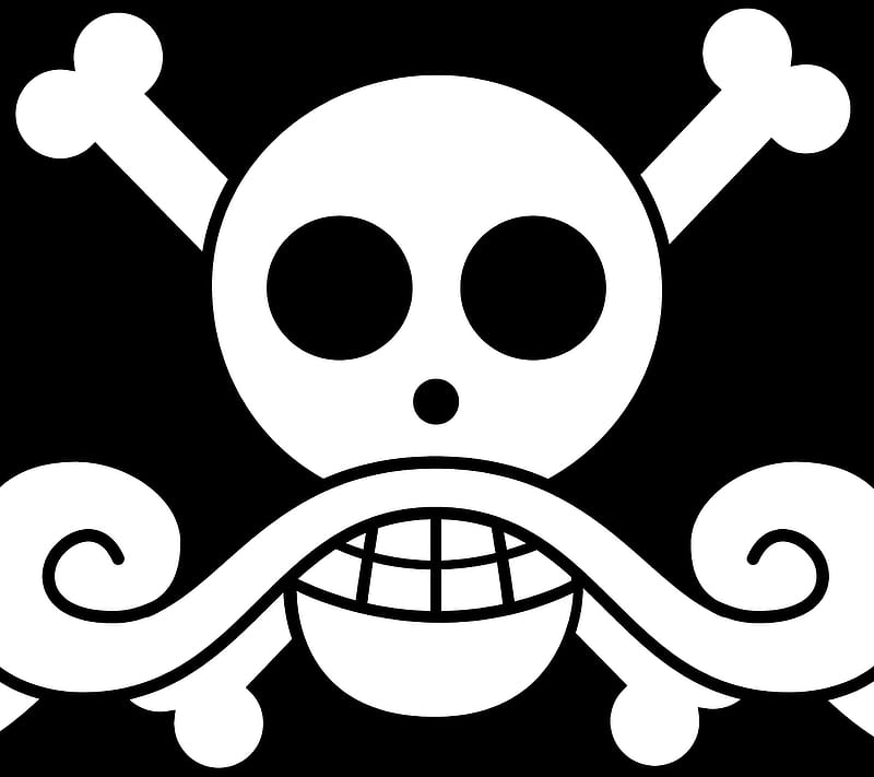 Gold Rogers Flag, one piece, pirate king, HD wallpaper